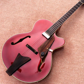 Chine Guitare électrique jazz creuse personnalisée, un pickup, guitare électrique jazz, livraison gratuite. fournisseur