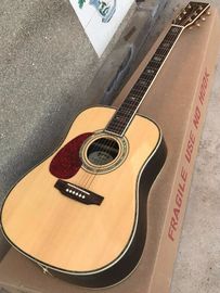 Chine Guitare personnalisée nouvelle usine de haute qualité éprouce solide haut en bois de rose dos et côtés gaucher guitare acoustique D45 fournisseur