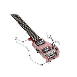 Chine Un design unique, une grande guitare électrique sans tête brevetée, double hummbucker, un effet de guitare intégré. fournisseur