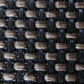 Chine Armoire Grill Tissu Marron/Noir Corbeille tissé, 59 &quot; Largeur tissu de tissu de gril bricolage réparation haut-parleur fournisseur