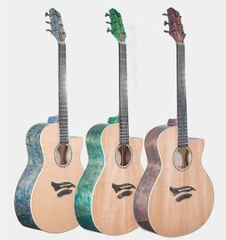 Chine Guitare acoustique en bois d'épinette massif de 41 pouces 2019 Drottingholm 3 couleurs Guitare éclaboussure,expédition gratuite fournisseur