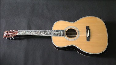 Chine Guitare acoustique, haut de pin coréen solide, plaque d'immatriculation en ébène 41 pouces 00045 Guitare acoustique fournisseur