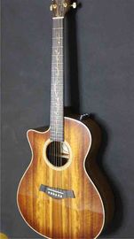 Chine Guitare électrique acoustique à main gauche coupe de bois G24 modèle meilleures guitares fournisseur