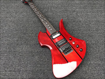 Chine Nouvelle guitare électrique personnalisée de l'année 2019 avec plaque d'érable, noir fournisseur