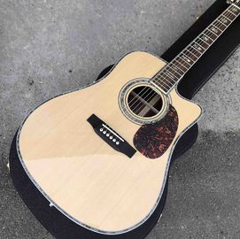 Chine Guitare classique acoustique Grand Cutaway 41&quot; épinette solide haut en bois de rose arrière et côté 301 EQ Abalone fournisseur