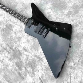 Chine Guitare électrique personnalisée 2020 en noir avec logo de guitare Couleur et forme peuvent être personnalisées fournisseur