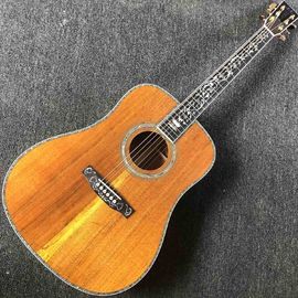 Chine Le principal de luxe 41&quot; du solide KOA de D.C.A. ormeau marquette la guitare acoustique de touche de bois d'ébène fournisseur