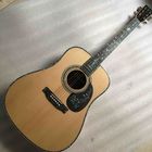 AAAA All Solid Europe Spruce Dreadnought D45AA Shape Acoustic Electric Guitar