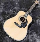 D style 41 inch solid spruce deluxe Abalone inlay acoustic guitar