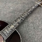 Corps personnalisé OOO 39 pouces couleur d'éblouissement de l' abalone liant solide en bois de rose arrière côté guitare acoustique accepter la guitare basse OEM fournisseur