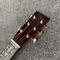 Corps personnalisé OOO 39 pouces couleur d'éblouissement de l' abalone liant solide en bois de rose arrière côté guitare acoustique accepter la guitare basse OEM fournisseur
