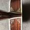 Dispositif de luxe personnalisé Abalone réel liant ébène Fingerboard bois de rose arrière côté solide épinette bois acoustique guitare fournisseur
