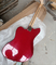 Guitare électrique à 6 cordes en rouge métallique fournisseur