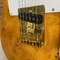 Guitare électrique personnalisée Télé Burl Maple Top Basswood Corps Maple Fingerboard Gold Hardware Guitare de haute qualité fournisseur